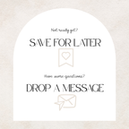 Neutral Save the Date Template with Built in RSVP Form