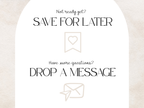 Pink and Gray Wedding Website Canva Template with Built-in RSVP Form