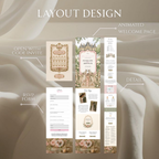 Wedding Website Template, Bridgerton Inspired Invitation, Regency Wedding with RSVP