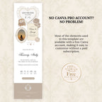 Soft Taupe and Ivory Wedding Save the Date Website Template with Built-in RSVP