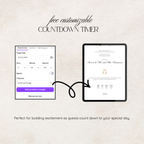 Neutral Save the Date Template with Built in RSVP Form