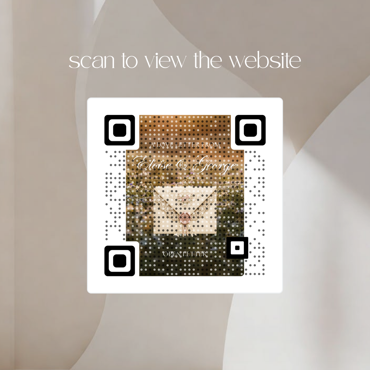 Neutral Save the Date Template with Built in RSVP Form