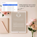 Soft Taupe and Ivory Wedding Save the Date Website Template with Built-in RSVP