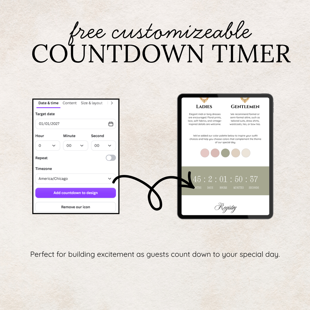 Wedding Website Template, Bridgerton Inspired Invitation, Regency Wedding with RSVP