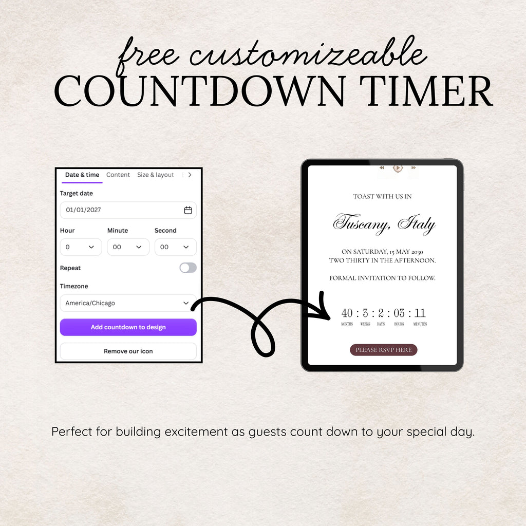Burgundy and Dusty Blue Save the Date Wedding Website Template with Built-in RSVP